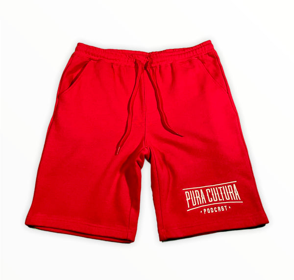 Red Shorts with PC Logo