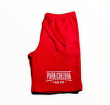 Red Shorts with PC Logo