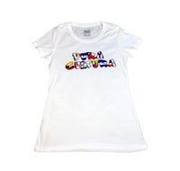 Women’s White PC Flag T-shirt