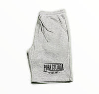 Grey Heather Shorts with PC Logo