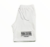 White Shorts with PC Logo