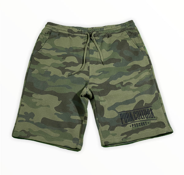 Camo Shorts with PC Logo